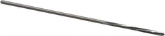 Made in USA - 1/16" High Speed Steel 4 Flute Chucking Reamer - Spiral Flute, 0.0585" Straight Shank, 1/2" Flute Length, 2-1/2" OAL - USA Tool & Supply