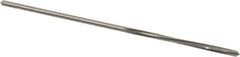 Made in USA - 5/64" High Speed Steel 4 Flute Chucking Reamer - Spiral Flute, 0.072" Straight Shank, 3/4" Flute Length, 3" OAL - USA Tool & Supply
