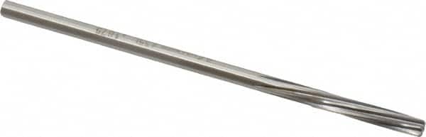 Made in USA - 3/16" High Speed Steel 6 Flute Chucking Reamer - USA Tool & Supply