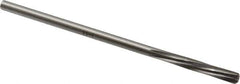 Made in USA - 7/32" High Speed Steel 6 Flute Chucking Reamer - Spiral Flute, 0.2075" Straight Shank, 1-1/4" Flute Length, 5" OAL - USA Tool & Supply