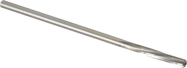 Made in USA - 15/64" High Speed Steel 6 Flute Chucking Reamer - Spiral Flute, 0.2265" Straight Shank, 1-1/2" Flute Length, 6" OAL - USA Tool & Supply