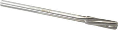 Made in USA - 15/32" High Speed Steel 6 Flute Chucking Reamer - Spiral Flute, 0.373" Straight Shank, 1-3/4" Flute Length, 7" OAL - USA Tool & Supply