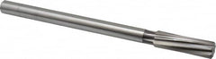 Made in USA - 21/32" High Speed Steel 8 Flute Chucking Reamer - USA Tool & Supply