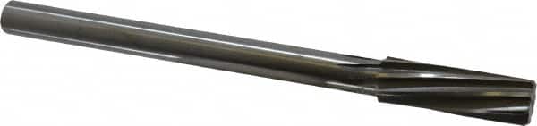 Made in USA - 25/32" High Speed Steel 8 Flute Chucking Reamer - USA Tool & Supply