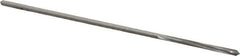 Made in USA - 1/16" Cobalt 4 Flute Chucking Reamer - Spiral Flute, 0.0585" Straight Shank, 1/2" Flute Length, 2-1/2" OAL - USA Tool & Supply