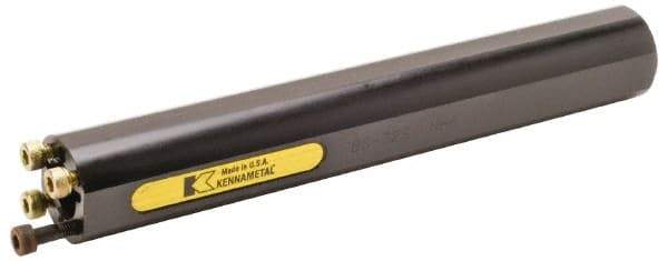 Kennametal - 3/8" Bore Diam, 32mm Shank Diam, Boring Bar Sleeve - 210mm OAL - Exact Industrial Supply