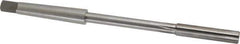 Made in USA - 3/8" High Speed Steel 6 Flute Chucking Reamer - Straight Flute, 1MT Morse Taper Shank, 1-3/4" Flute Length, 7" OAL - USA Tool & Supply