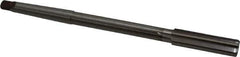 Made in USA - 9/16" High Speed Steel 6 Flute Chucking Reamer - Straight Flute, 1MT Morse Taper Shank, 2" Flute Length, 8" OAL - USA Tool & Supply