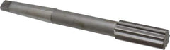 Made in USA - 1-3/16" High Speed Steel 10 Flute Chucking Reamer - Straight Flute, 3MT Morse Taper Shank, 2-7/8" Flute Length, 11" OAL - USA Tool & Supply