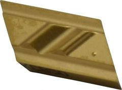 Kennametal - NPL505, KC850 Grade Carbide Profiling Insert - TiC/TiCN/TiN Finish, 55° Incl Angle, Parallelogram, 0.4567" Side Length, 1/8" Thick, 0.1mm Corner Radius - USA Tool & Supply