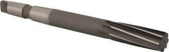 Made in USA - 1" High Speed Steel 8 Flute Chucking Reamer - Spiral Flute, 3MT Morse Taper Shank, 2-3/4" Flute Length, 10-1/2" OAL - USA Tool & Supply