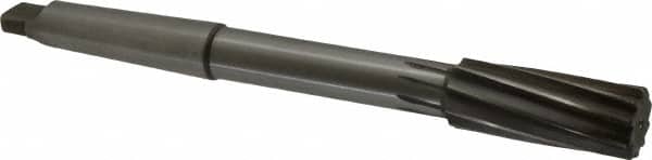 Made in USA - 1-1/8" High Speed Steel 10 Flute Chucking Reamer - USA Tool & Supply