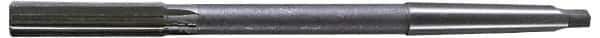 Interstate - 19/32" High Speed Steel Chucking Reamer - Straight Flute, 1MT Morse Taper Shank, 2" Flute Length, 8" OAL - USA Tool & Supply