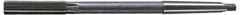 Interstate - 19/32" High Speed Steel Chucking Reamer - Straight Flute, 1MT Morse Taper Shank, 2" Flute Length, 8" OAL - USA Tool & Supply