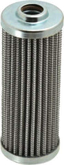 Parker - 10 Micron, 1.38" Outside Diam, 3.65" Long, Filter Element - 0.48" Inside Diam, Microglass, 0030D010BN3HC Hycon Part No. - USA Tool & Supply