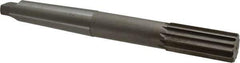 Interstate - 1-5/16" High Speed Steel 10 Flute Chucking Reamer - Straight Flute, 4MT Morse Taper Shank, 3" Flute Length, 11-1/2" OAL - USA Tool & Supply