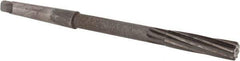 Interstate - 7/16" High Speed Steel 6 Flute Chucking Reamer - Spiral Flute, 1MT Morse Taper Shank, 1-3/4" Flute Length, 7" OAL - USA Tool & Supply