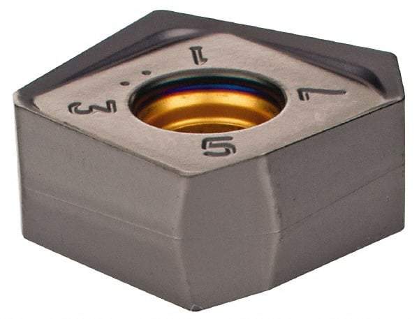 Iscar - S845 SXMU1606 MM Grade DT7150 Carbide Milling Insert - Al2O3/TiAlN Finish, 0.3004" Thick, 0.6378" Inscribed Circle, 0.8mm Corner Radius - USA Tool & Supply
