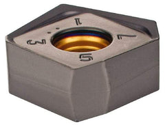 Iscar - S845 SXMU1606 MM Grade DT7150 Carbide Milling Insert - Al2O3/TiAlN Finish, 0.3004" Thick, 0.6378" Inscribed Circle, 0.8mm Corner Radius - USA Tool & Supply