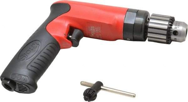 Sioux Tools - 3/8" Keyed Chuck - Pistol Grip Handle, 2,600 RPM, 14.16 LPS, 30 CFM, 1 hp - USA Tool & Supply