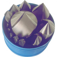 Interstate - 12 Piece, 3/16 to 2" Head Diam, 82° Included Angle, Single End Countersink Set - USA Tool & Supply