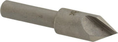 Interstate - 3/8" Head Diam, 1/4" Shank Diam, 1 Flute 60° High Speed Steel Countersink - USA Tool & Supply