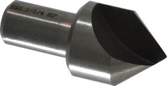 Interstate - 1-1/4" Head Diam, 3/4" Shank Diam, 1 Flute 82° High Speed Steel Countersink - USA Tool & Supply