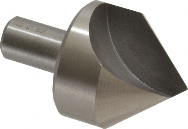 Interstate - 2" Head Diam, 3/4" Shank Diam, 1 Flute 82° High Speed Steel Countersink - USA Tool & Supply