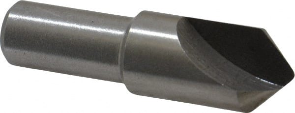 Interstate - 5/8" Head Diam, 1/2" Shank Diam, 1 Flute 90° High Speed Steel Countersink - USA Tool & Supply