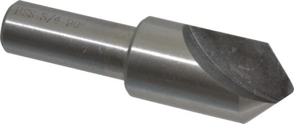 Interstate - 3/4" Head Diam, 1/2" Shank Diam, 1 Flute 90° High Speed Steel Countersink - USA Tool & Supply