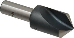 Interstate - 7/8" Head Diam, 1/2" Shank Diam, 1 Flute 100° High Speed Steel Countersink - USA Tool & Supply
