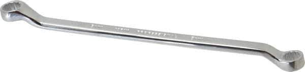 Proto - 8mm x 9mm 12 Point Offset Box Wrench - Double End, 6-3/4" OAL, Steel, Polished Finish, 7.5° Offset - USA Tool & Supply