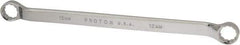 Proto - 12mm x 13mm 12 Point Offset Box Wrench - Double End, 8-7/8" OAL, Steel, Polished Finish, 7.5° Offset - USA Tool & Supply