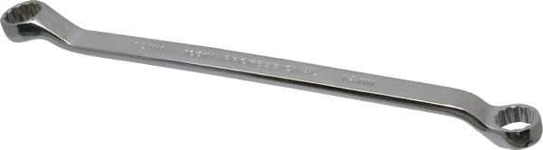Proto - 14mm x 15mm 12 Point Offset Box Wrench - Double End, 9-11/16" OAL, Steel, Polished Finish, 7.5° Offset - USA Tool & Supply