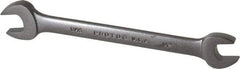 Proto - 1/2" x 9/16" Standard Open End Wrench - 7-7/64" OAL, Double End, Black Finish, 15° Head Angle - USA Tool & Supply