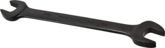 Proto - 9/16" x 5/8" Standard Open End Wrench - 7-47/64" OAL, Double End, Black Finish, 15° Head Angle - USA Tool & Supply