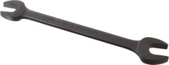 Proto - 5/8" x 3/4" Standard Open End Wrench - 8-43/64" OAL, Double End, Black Finish, 15° Head Angle - USA Tool & Supply