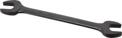 Proto - 13/16" x 7/8" Standard Open End Wrench - 10-15/64" OAL, Double End, Black Finish, 15° Head Angle - USA Tool & Supply