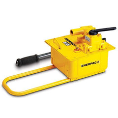 Enerpac - Manual Hydraulic Pumps Number of Stages: 2.000 Oil Volume Per Stroke (Cu. In.): 7.69 - USA Tool & Supply