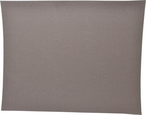 3M - 500 Grit, Aluminum Oxide Sanding Sheet - 11" Long x 9" Wide, Super Fine Grade, J Weighted Cloth Backing - USA Tool & Supply