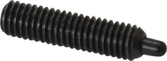 Gibraltar - 10-32, 3/4" Thread Length, 1/8" Plunger Projection, Steel Threaded Spring Plunger - 0.092" Max Plunger Diam, 3/4" Plunger Length, 2.9 Lb Init End Force, 11.1 Lb Final End Force, 1/16" Hex - USA Tool & Supply