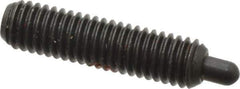 Gibraltar - 10-32, 3/4" Thread Length, 1/8" Plunger Projection, Steel Threaded Spring Plunger - 0.092" Max Plunger Diam, 3/4" Plunger Length, 2.9 Lb Init End Force, 11.1 Lb Final End Force, 1/16" Hex - USA Tool & Supply