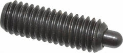 Gibraltar - 3/8-16, 1-1/8" Thread Length, 3/16" Plunger Projection, Steel Threaded Spring Plunger - 0.186" Max Plunger Diam, 1-1/8" Plunger Length, 5.5 Lb Init End Force, 14.5 Lb Final End Force, 3/16" Hex - USA Tool & Supply