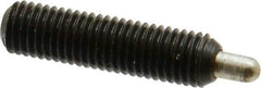 Gibraltar - 1/4-28, 1" Thread Length, 3/16" Plunger Projection, Steel Threaded Spring Plunger - 0.118" Max Plunger Diam, 1" Plunger Length, 1 Lb Init End Force, 4 Lb Final End Force, 5/64" Hex - USA Tool & Supply