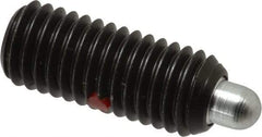 Gibraltar - 1/2-13, 1-1/4" Thread Length, 1/4" Plunger Projection, Steel Threaded Spring Plunger - 1/4" Max Plunger Diam, 1-1/4" Plunger Length, 2.7 Lb Init End Force, 9.3 Lb Final End Force, 1/4" Hex - USA Tool & Supply