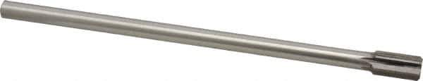 Interstate - 13/32" Diam, 0.372 to 0.3125" Max Diam Straight Shank, 3/4" Flute Length, Machine Expansion Reamer - Straight Flute, 7" OAL, Right Hand Cut, 6 Flutes, High Speed Steel, Bright Finish - USA Tool & Supply