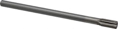 Interstate - 1/2" Diam, 0.4345 to 0.4375" Max Diam Straight Shank, 1" Flute Length, Machine Expansion Reamer - Straight Flute, 8" OAL, Right Hand Cut, 6 Flutes, High Speed Steel, Bright Finish - USA Tool & Supply