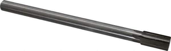 Interstate - 3/4" Diam, 0.623 to 0.625" Max Diam Straight Shank, 1-3/8" Flute Length, Machine Expansion Reamer - Straight Flute, 9-1/2" OAL, Right Hand Cut, 6 Flutes, High Speed Steel, Bright Finish - USA Tool & Supply