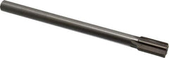 Interstate - 25/32" Diam, 0.623 to 0.625" Max Diam Straight Shank, 1-3/8" Flute Length, Machine Expansion Reamer - Straight Flute, 9-1/2" OAL, Right Hand Cut, 6 Flutes, High Speed Steel, Bright Finish - USA Tool & Supply