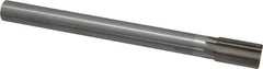 Interstate - 1" Diam, 0.873 to 0.875" Max Diam Straight Shank, 1-5/8" Flute Length, Machine Expansion Reamer - Straight Flute, 10-1/2" OAL, Right Hand Cut, 8 Flutes, High Speed Steel, Bright Finish - USA Tool & Supply